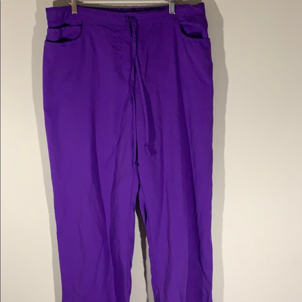 Greys anatomy scrub pants size 2xl prism purple